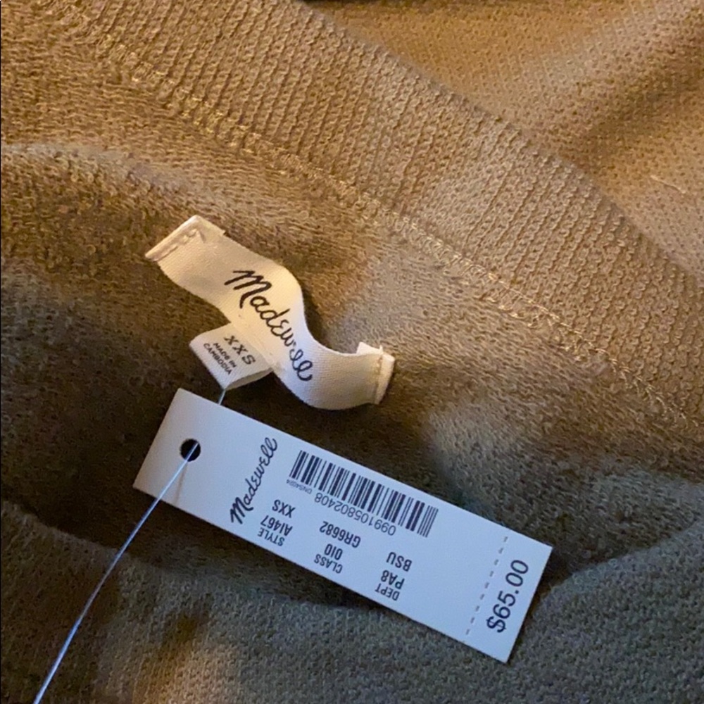 Madewell Shoulder Button Elbow-Patch -Army Green - image 8